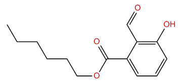 Hexyl 2-formyl-3-hydroxybenzoate